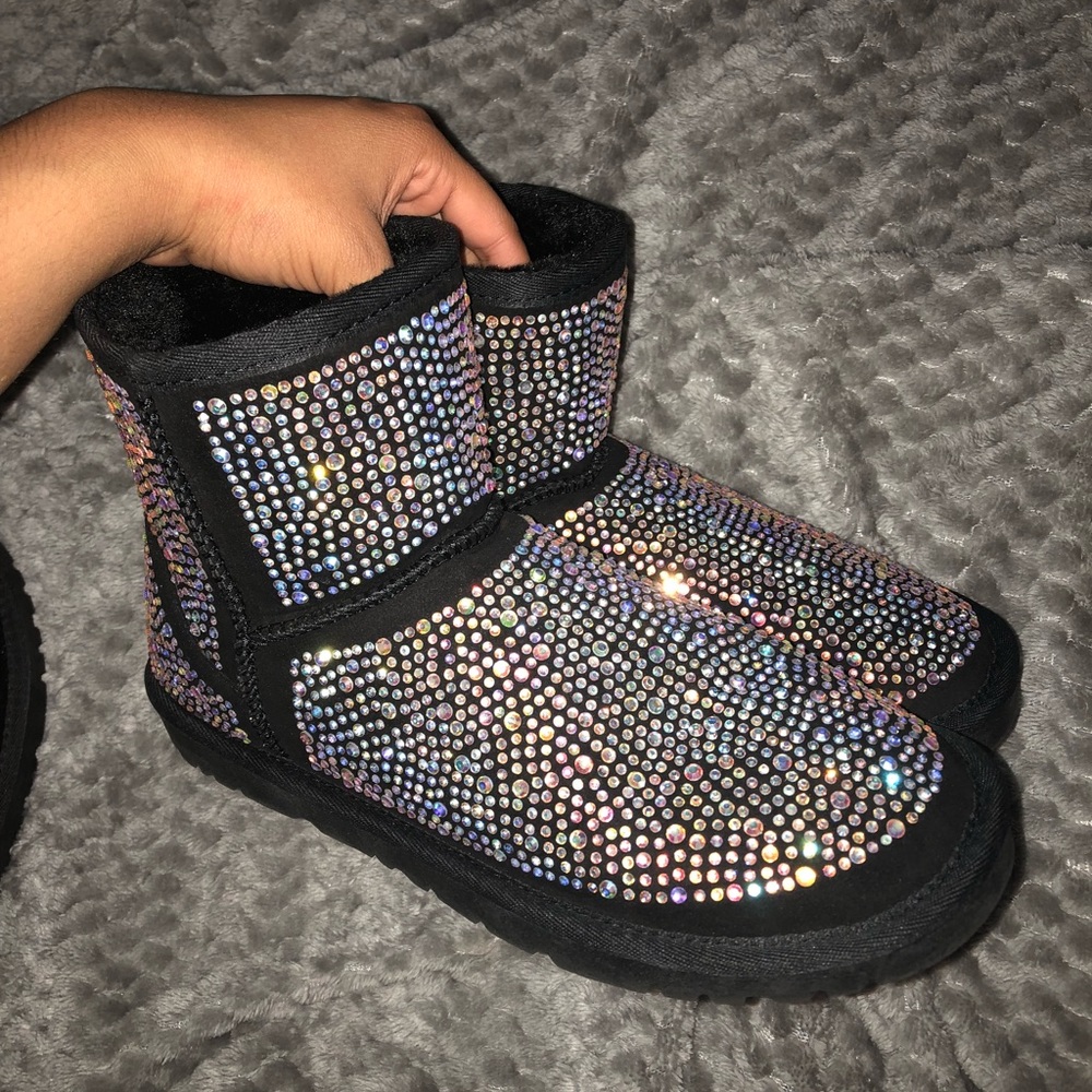Rainbow Jeweled winter boots